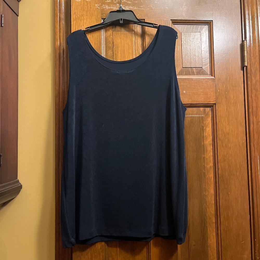 NWT Chico’s Travelers, Black, Tank Top.  Sleeveless.  Sz. 3 Chico’s.  14/16 Reg. - Picture 4 of 8